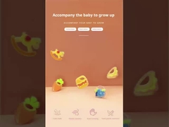 ব্যক্তিগতকৃত শিশুর সিলিকন ফলের দাঁত স্যান্ডউইচ বিপিএ মুক্ত