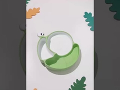 সিলিকন ক্রেব শিশু পশু প্লেট পাতলা