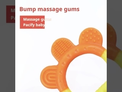 শান্তিকর চিবানো সিলিকন শিশুর দাঁত শিশুর বোতল বিপিএ মুক্ত